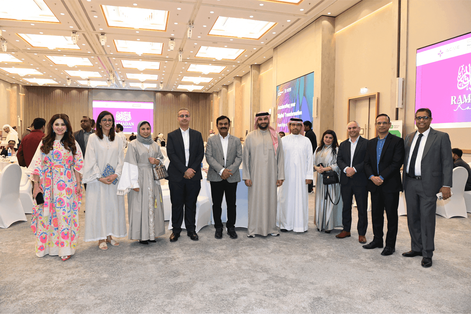 ACME Ramadan Ghabga 2025 gathering of IT professionals at Crowne Plaza Bahrain